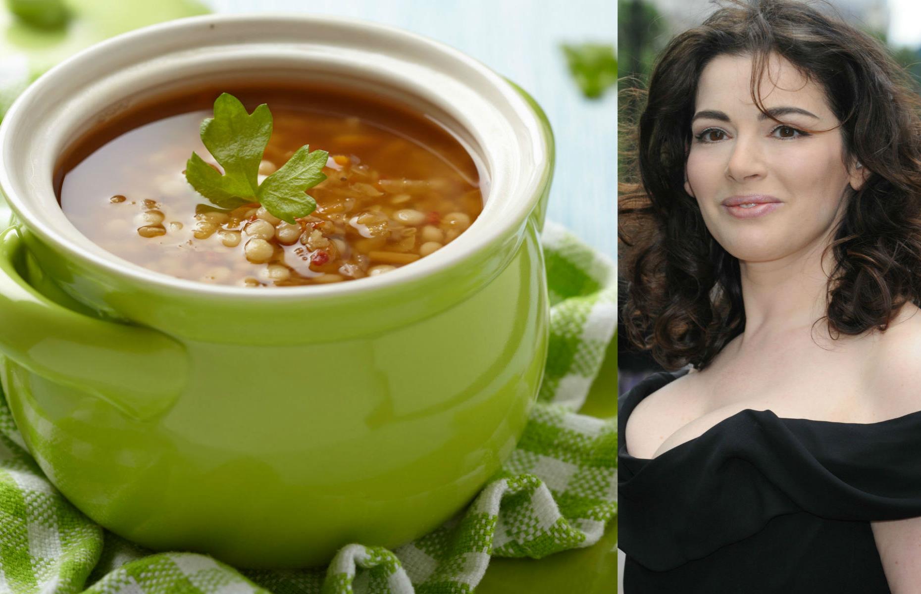Nigella Lawson – chickpea and pasta soup